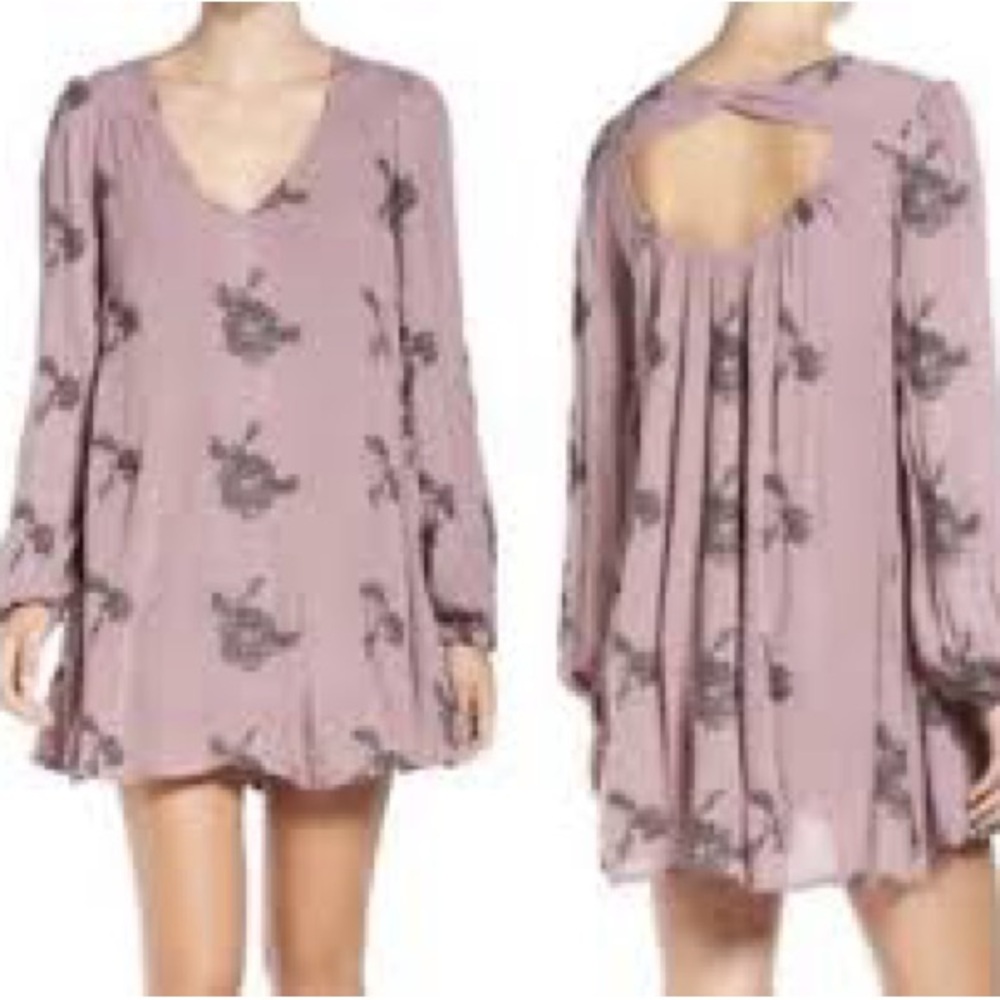 NWT Free People Dress Boho Chic Swing Mini - Picture 8 of 14